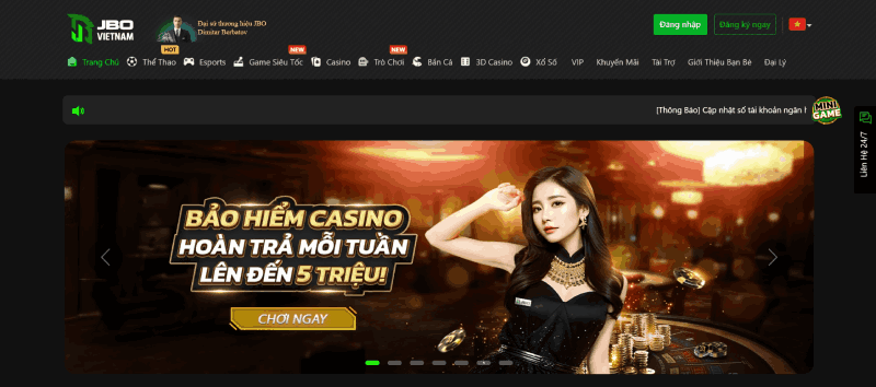 Quảng bá trang web cổng game 58M - 58M