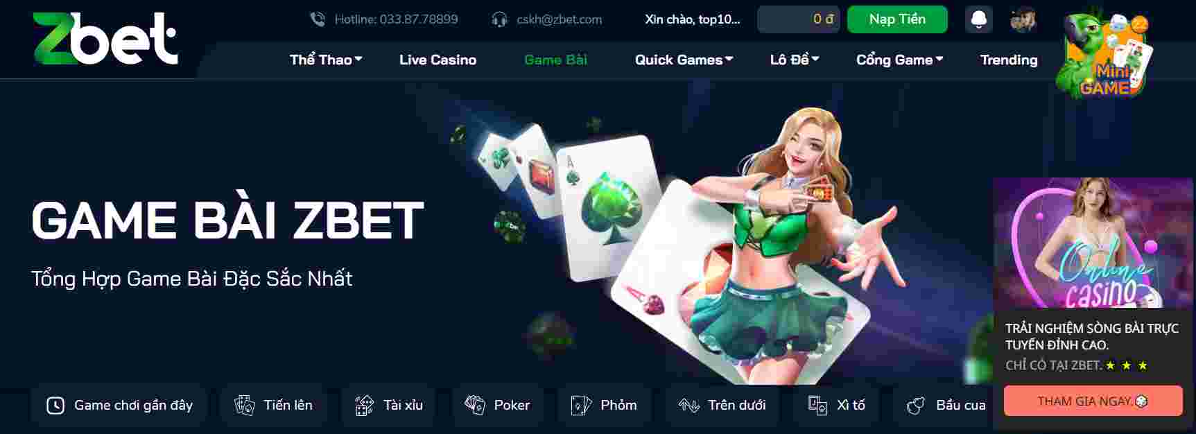 Đánh giá giao diện trang web Letou - Letou